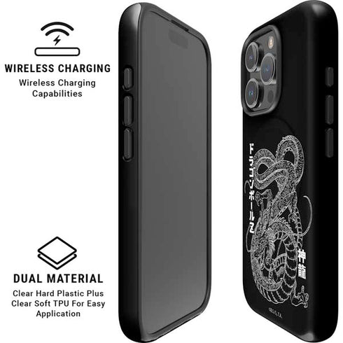 Dragon Ball Z Negative Shenron iPhone 16 Pro Max Magsafe Impact Case